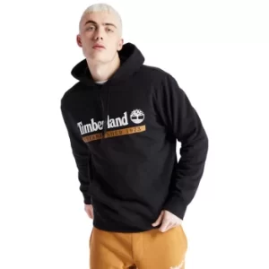 Image of Timberland Established 1973 Hoodie For Men In Black Black, Size S