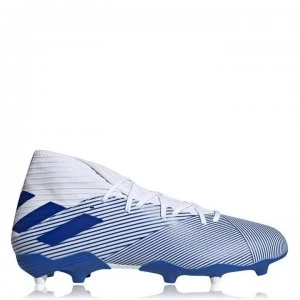 Image of adidas Nemeziz 19.3 Football Boots Firm Ground - White/TeamRoyal