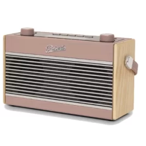 Image of Roberts Rambler BTS DAB DAB+ FM RDS Stereo Digital Radio with Bluetooth Alarms and ECO Power Saving Mode Dusky Pink