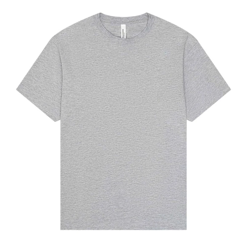 Image of Bella + Canvas Mens Heavyweight Boxy T-Shirt in Mid Grey Size: XS Mid Grey Male XS