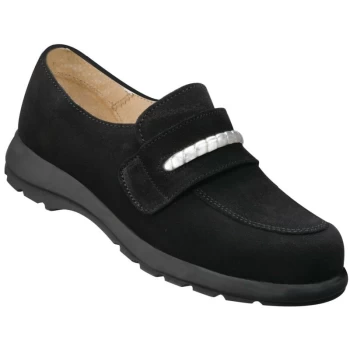 Image of Honeywell - Bacou Fine Ladies Black Safety Shoes - Size 6