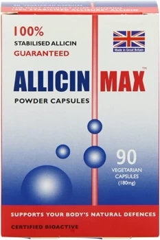 Image of Allicin Allicin Max 180mg Veg Capsules - 90s