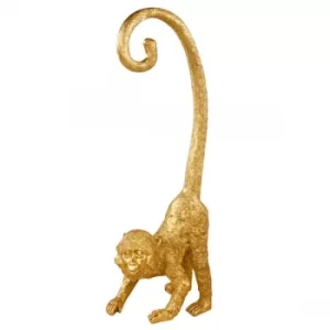 Image of Curly Tailed Resin Monkey Ornament