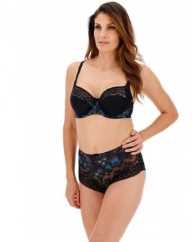 Image of Panache Amelie Black Floral Full Cup Bra