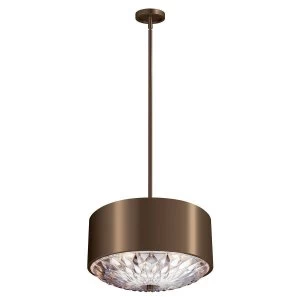 Image of 4 Light Ceiling Pendant Brass, E27