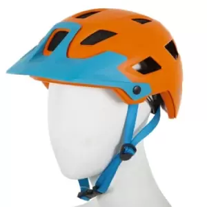 Image of ETC M810 Adult MTB Helmet Orange/Blue 53cm-59cm.