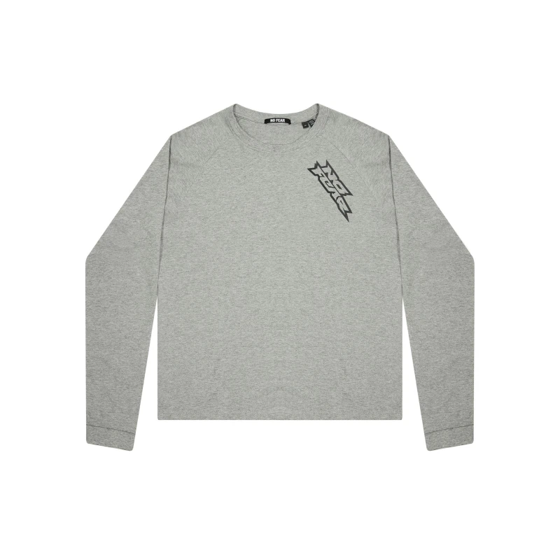 Image of No Fear Mens Long Sleeve T-Shirt Grey male M