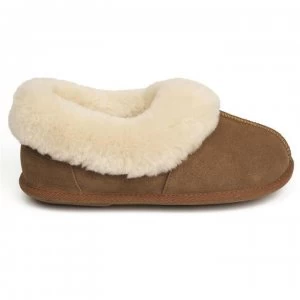 Image of Just Sheepskin Just Classic Mule Slippers Ladies - Chestnut