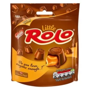 Image of Nestle Rolo Milk Chocolate Sharing Pouch 103g Ref 12379555