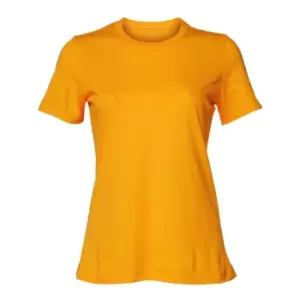 Image of Bella + Canvas Womens/Ladies Jersey Short-Sleeved T-Shirt (L) (Gold)