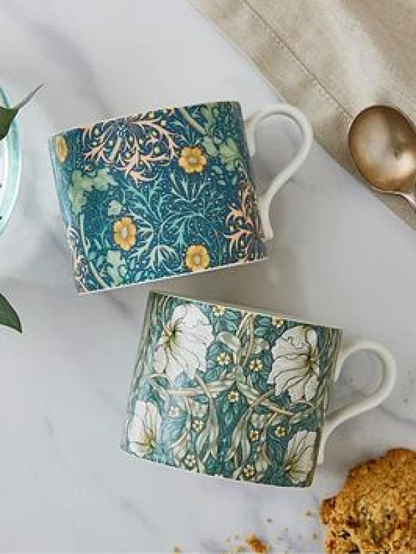 Image of MORRIS & CO. Set of 6 Morris & Co. Simply Mixed Coasters Multi-Coloured ONE SIZE