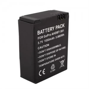 Image of Urban Factory Battery Li-Ion Replacement 1050mAh for GoPro Hero3 and 3+ cameras