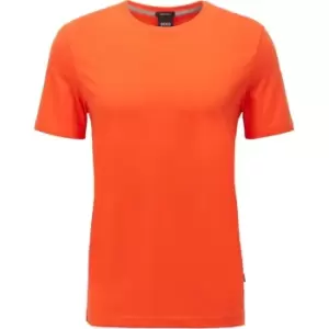 Image of Boss Tiburt Short Sleeve T Shirt - Orange