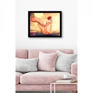 Image of SC0664 Multicolor Decorative Framed MDF Painting