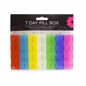 Image of Zexum 7 Day Weekly Pill Planner Case Organizer Box