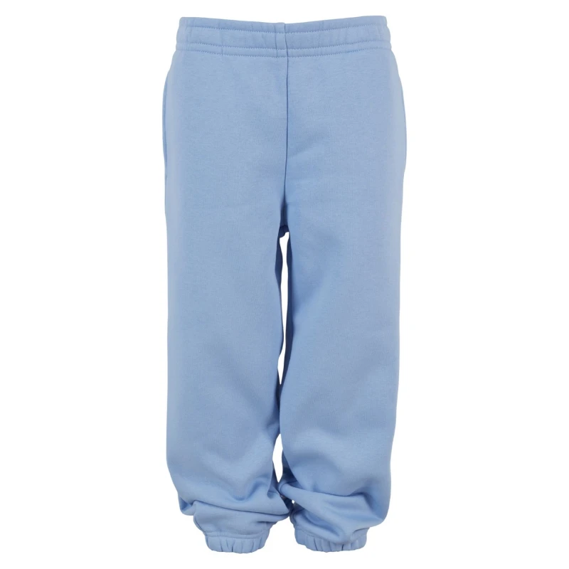 Image of Build Your Brand Fluffy Sweatpants in Blue Size: 11-12 Years Blue Unisex 11-12 Years