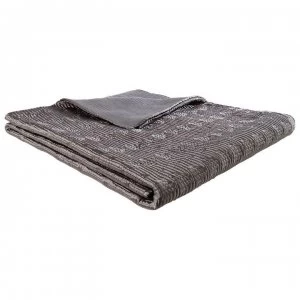 Image of Biba Geometric Bedspread - Geo Grey