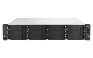 Image of QNAP TS-h1887XU-RP NAS Rack (2U) Ethernet LAN Black, White E-2334