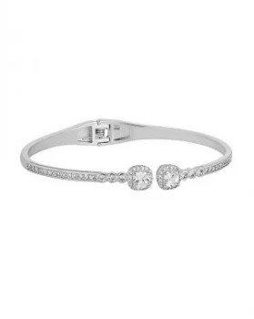 Image of Jon Richard Silver Open Hinge Bangle