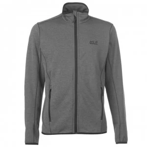 Image of Jack Wolfskin Hydropore Fleece Mens - Dark Iron