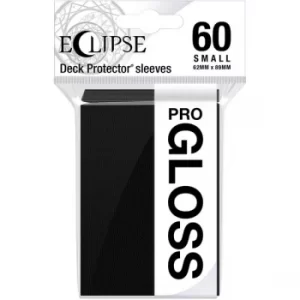 Image of Ultra Pro Eclipse PRO Gloss Jet Black Small Sleeves (60 Sleeves)