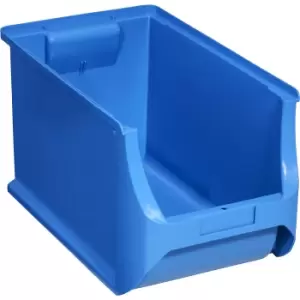 Image of Open fronted storage bin, LxWxH 355 x 205 x 200 mm, pack of 8, blue