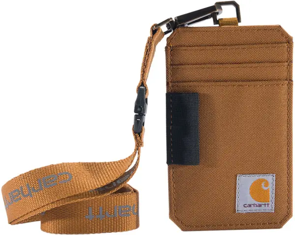 Image of Carhartt Nylon Duck ID Holder, brown