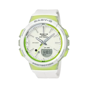 Image of Casio Baby-G Standard Analog-Digital Watch BGS-100-7A2 - White + Green