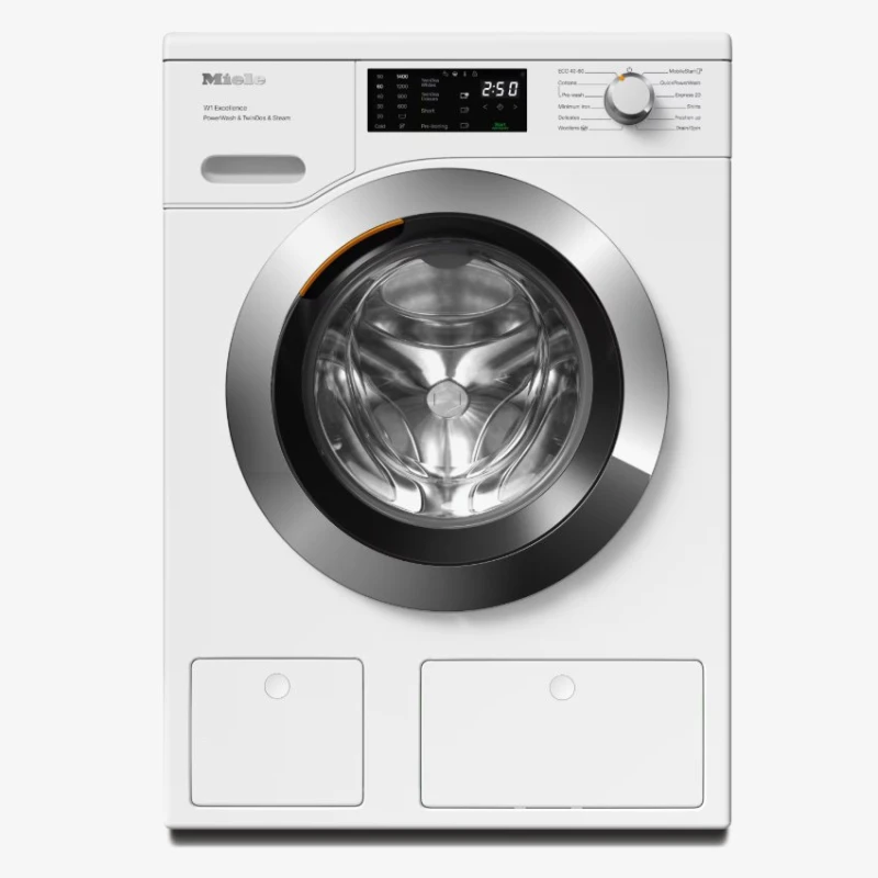Image of Miele WEG885WCS 9KG W1 TwinDos PowerWash Washing Machine 1400RPM - White WEG885WCS