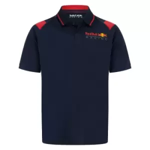 Image of 2022 Red Bull Racing FW Mens Seasonal Polo (Navy)