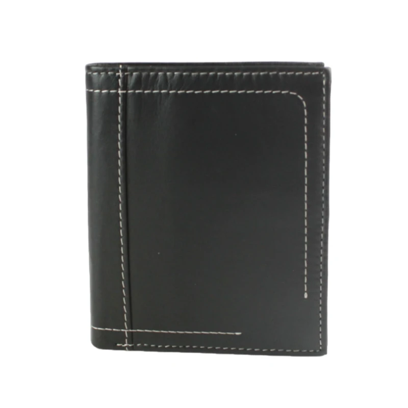 Image of Eastern Counties Leather Mens Isaac Leather Wallet in Black Male One Size