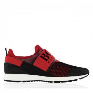 Image of Hugo Boss Hybrid Runner Trainers Red Men