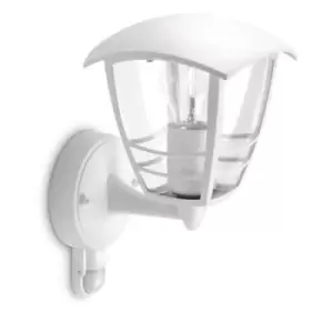 Image of Philips myGarden Creek Wall Lantern With PIR White - 153883116