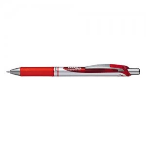 Image of Pentel Energel XM Retractable Needlepoint 0.7mm RED PK12
