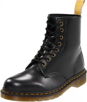 Image of Dr. Martens Vegan 1460 8-Eye Boots - Black - UK 9