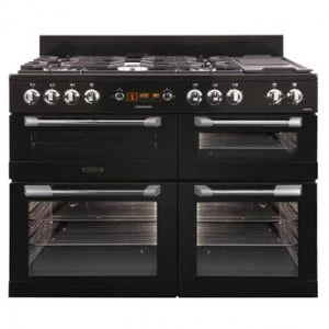Image of Leisure CS110F722K 110cm CUISINEMASTER Dual Fuel Range Cooker in Black