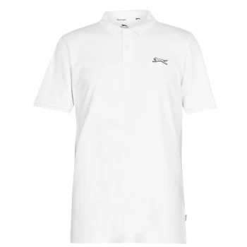 Image of Slazenger Logo Polo Shirt 2.0 - White
