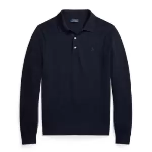 Image of Polo Ralph Lauren Ribbed Polo - Blue