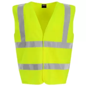 Image of PRO RTX High Visibility Childrens/Kids Waistcoat (S) (Yellow)