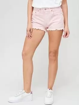 Image of Levis 501® Original Denim Shorts - Dispersed Dye Quartz Pink, Size 26, Women