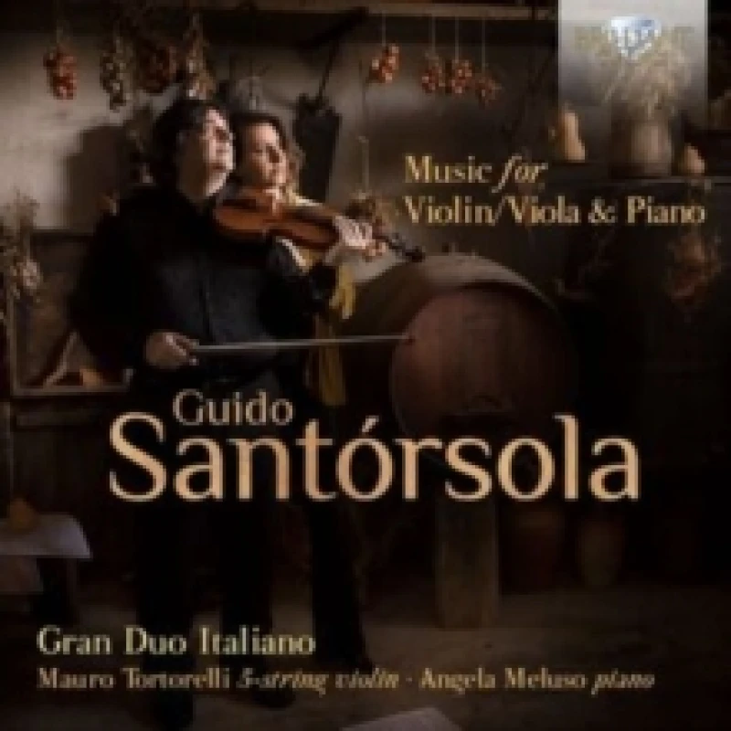 Image of Guido Santrsola: Music for Violin/viola & Piano CD / Album