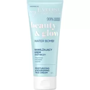 Image of Eveline Cosmetics Beauty & Glow Water Bomb! Moisturizing and Nourishing Cream for Face 75ml