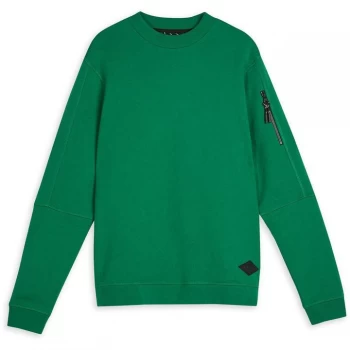 Image of Ted Baker Online Colour Block Sweatshirt - GREEN