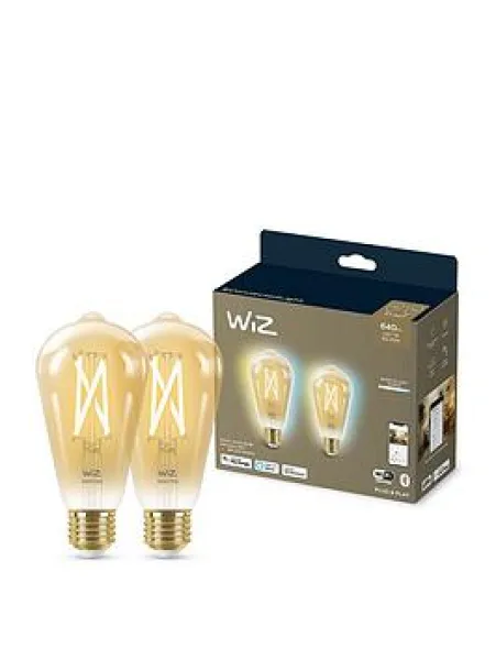 Image of WiFi 50W ST64 E27 920-50 Amb TW 2PF/6