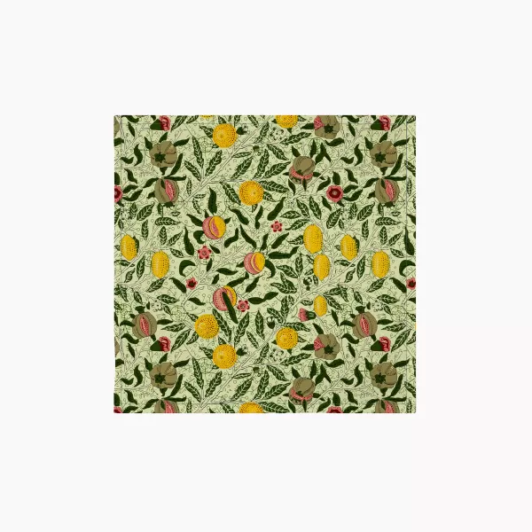 Image of William Morris Fruit Pack Of 4 Napkins MultiColoured