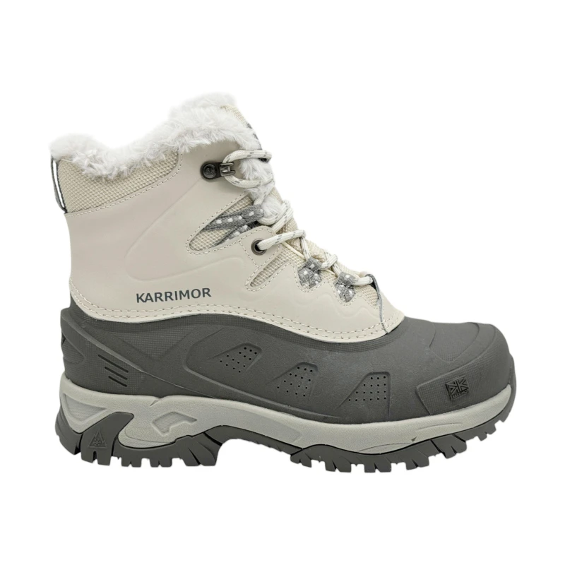 Image of Karrimor Womens Snowfur Winter Insulated Water Resistant Snow Boots White female 5 (38)