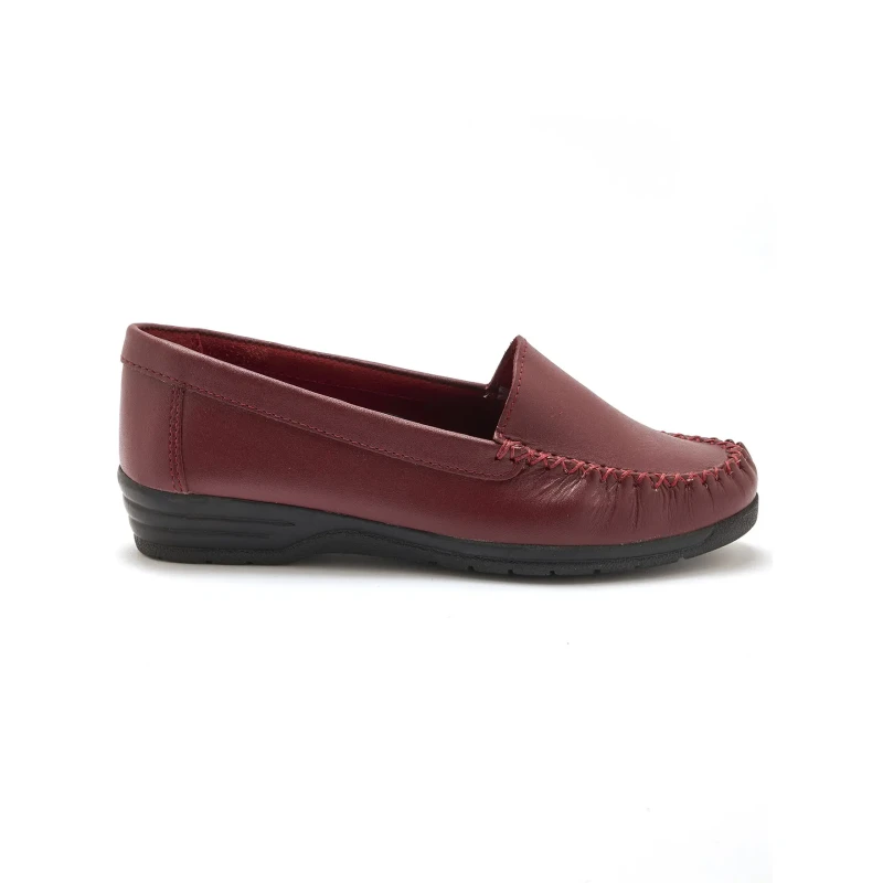 Image of Pediconfort Womens leather loafers Pediconfort Rouge Female 35