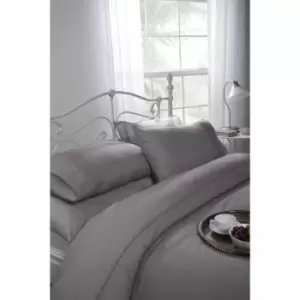 Image of Emma Barclay Duvet Set Ritz Super King Bed Silver
