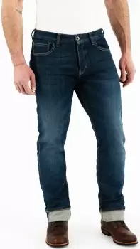 Image of Rokker Iron Selvage Washed Jeans, blue, Size 30, blue, Size 30