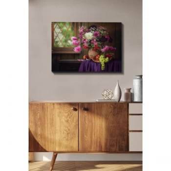 Image of Kanvas Tablo (50 x 70) - 4 Multicolor Decorative Canvas Painting